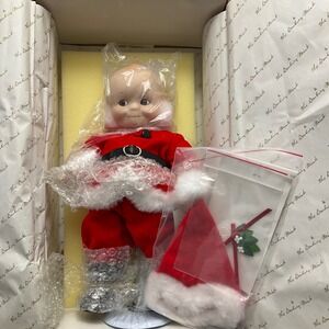 The Danbury Mint 1997 VTG Kewpie Under the Mistletoe Porcelain Collector Doll